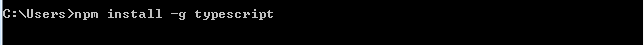 set up Typescript by NPM