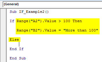 If With Else Statement code 1