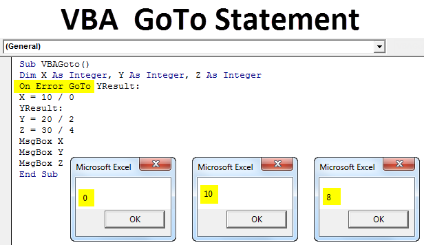 Оператор goto vba excel - Word и Excel - помощь в работе с программами