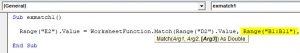 VBA Match Function | How to use Excel VBA Match Function?