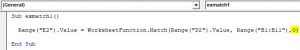 VBA Match Function | How to use Excel VBA Match Function?