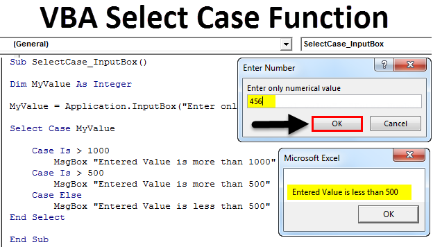 How To Use Select Case In Vba Excel