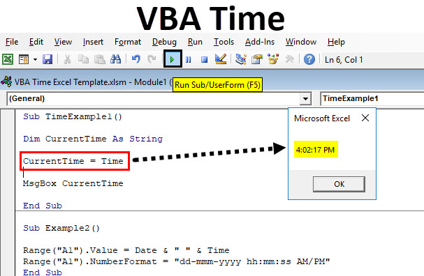 Excel Vba Date And Time Functions