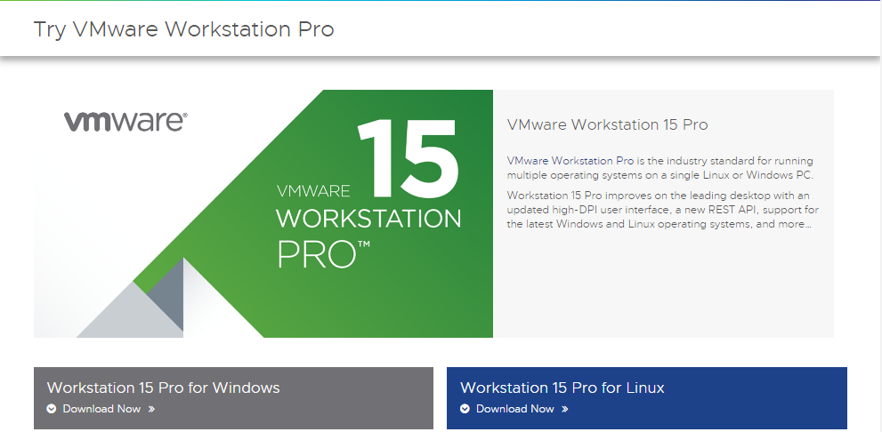 VMware Workstation pro for demo purpose