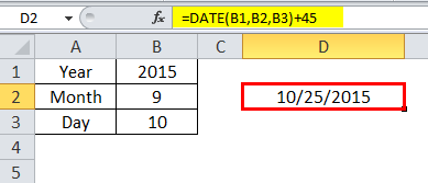 date formula example 3-3