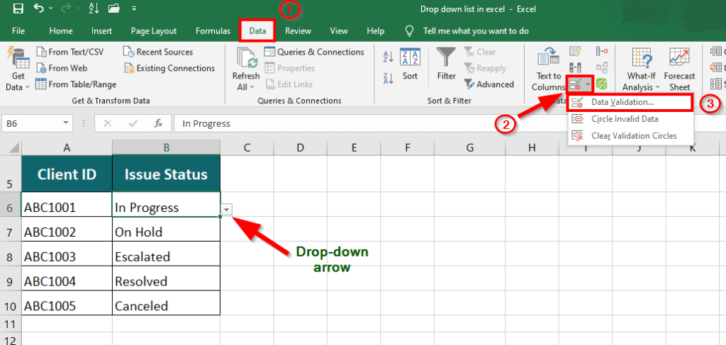 How To Add Drop Down In Excel Insert Drop Down List Excel EQIUWY