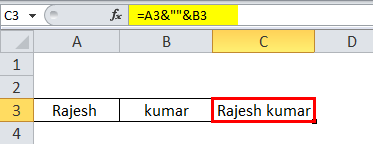 Concatenate formula example 5-3