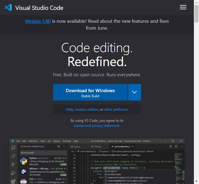 Download Visual Studio Code