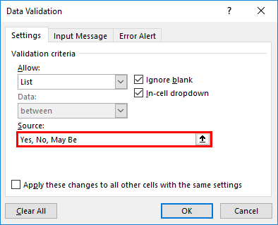 Editing a comma-separated list Example 1.2