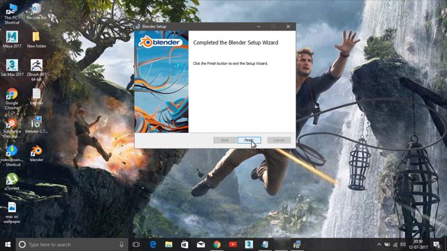Finish and complete the Installation(Install Blender)