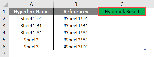 HYPERLINK Formula in Excel example 1-2