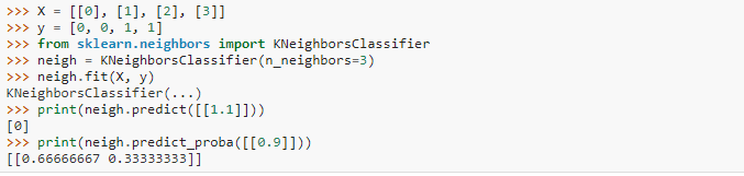 KNN is written sklearn 2