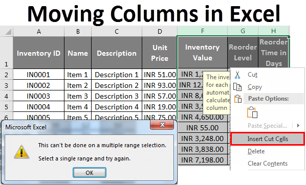 Moving Columns In Excel Essential Steps To Move Columns In Excel 1171