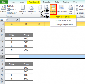 Excel Insert Page Break | How to Insert Page Break in Excel?