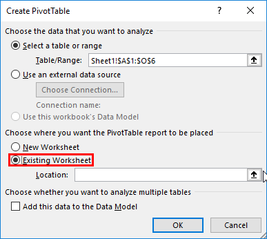 Pivot Table Sort step 4