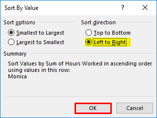 Sorting Rows 4