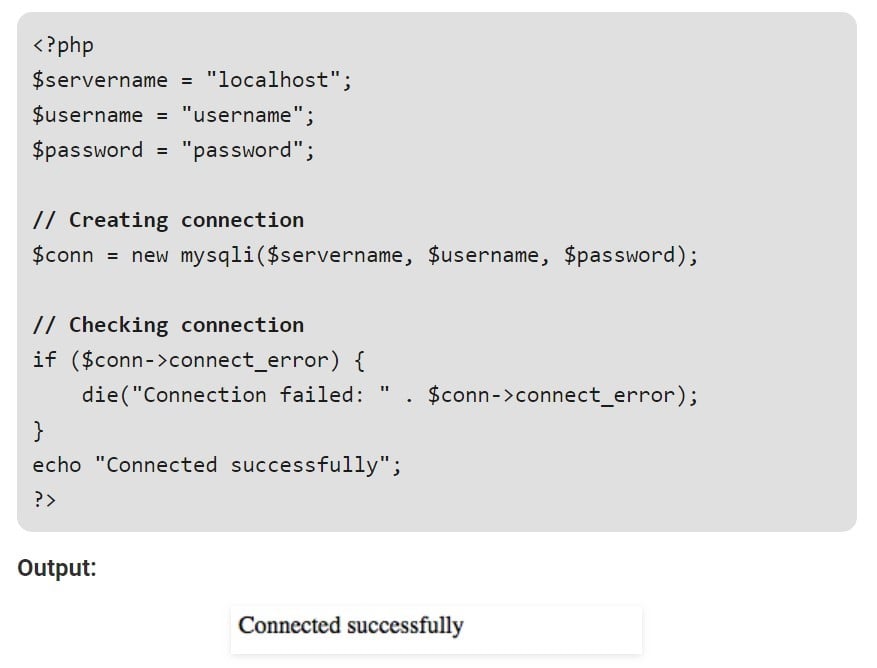 How To Connect Database To PHP Learn To Connect Database To PHP