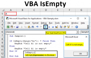 VBA IsEmpty | How to Use VBA IsEmpty Function in Excel?