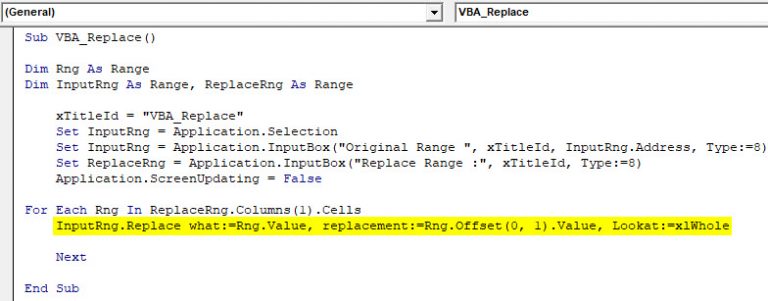 Excel vba replace несколько значений по маске