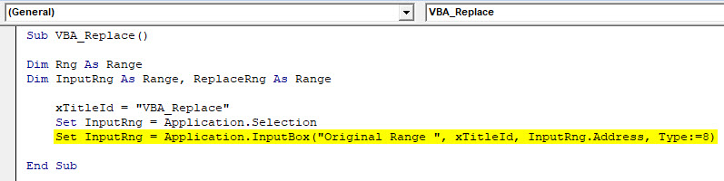 VBA Replace Example 2-6