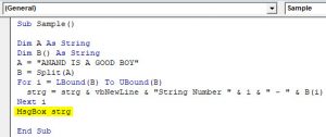 VBA Split Function | How to Use Excel VBA Split Function?