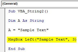 VBA String Example 2-4