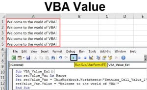 VBA Value | How to Use Excel VBA Value Function?