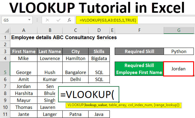 vlookup excel