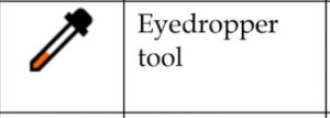 CorelDRAW Tools -eyedropper 