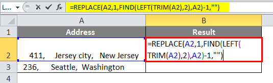 Left TRIM In Excel Remove Leading Spaces Using TRIM Function