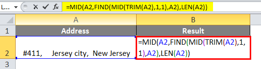 left trim in excel example1-2