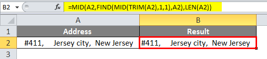 Left TRIM In Excel Remove Leading Spaces Using TRIM Function