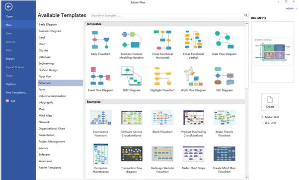 UML diagram software application