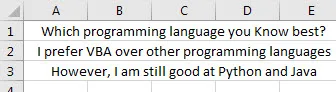 vba value Example 3.1