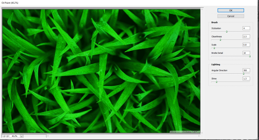 Oil Paint Filter in How to use Oil Paint Filter in