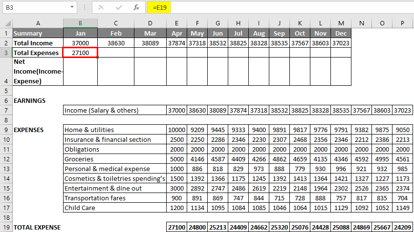 Manage your household budget in Excel - Microsoft Support