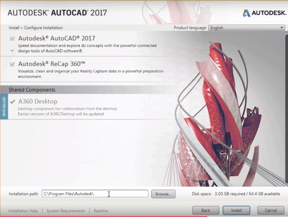 how to install autocad 2008 64 bit in windows 10