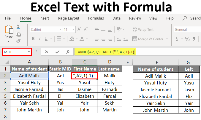 excel for mac text in formula bar small