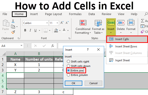How to Add Cells in Excel