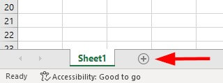 How to Insert a New Spreadsheet 1