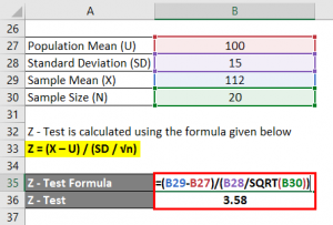hypothesis testing excel one sample