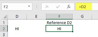 Indirect formula in excel 1.1