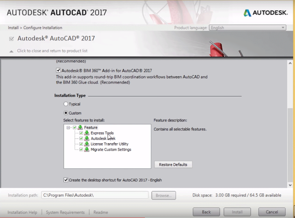 Install Autocad Step By Step Process To Install Autocad On Windows