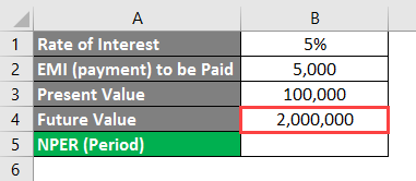 Calculate Period for Future Value Increment -4