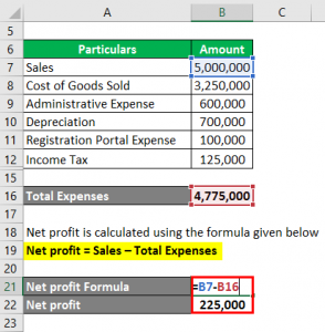 Profit Margin Formula | Calculator (Examples with Excel Template)