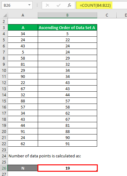 Quartile Formula Calculation Of Quartile Examples And Excel Template 