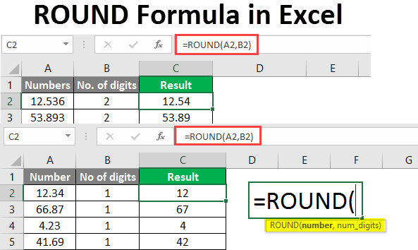 ROUND Formula In Excel How To Use ROUND Formula In Excel 