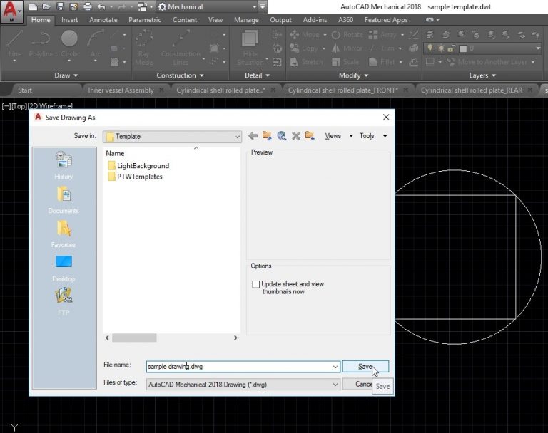 Template in AutoCAD | Step by Step Process to Create Template
