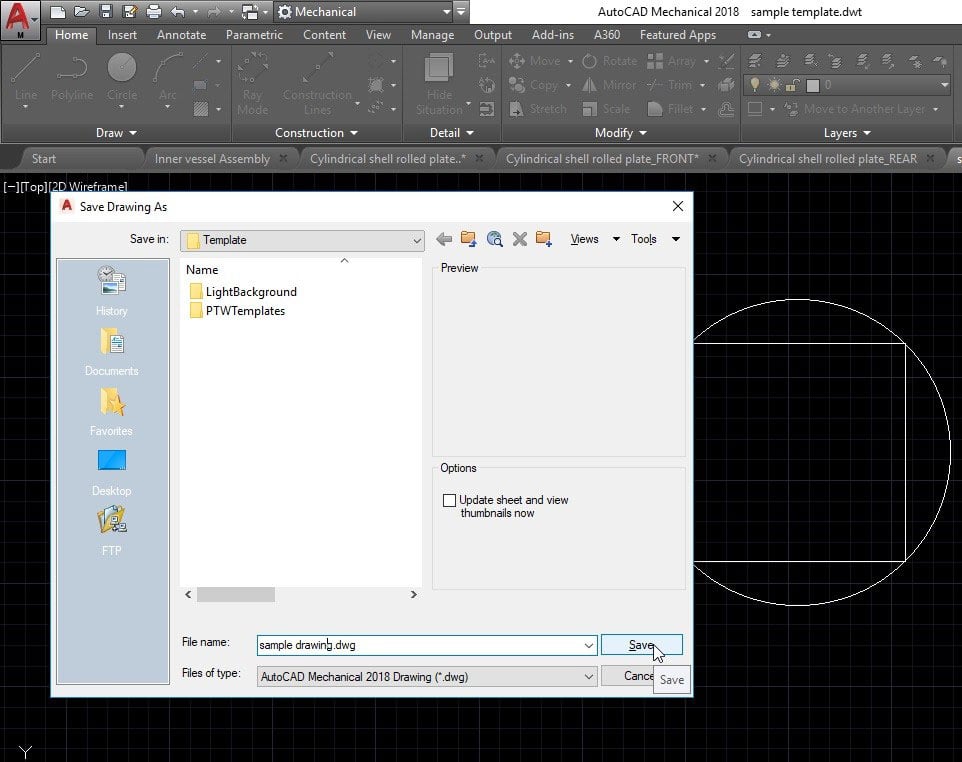 Template in AutoCAD Step by Step Process to Create Template