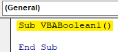 VBA Boolean Example 1.1